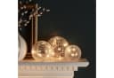 Lights4fun LED Dekofigur 3er Set LED Glaskugeln warmweiß Batterie Bild 1