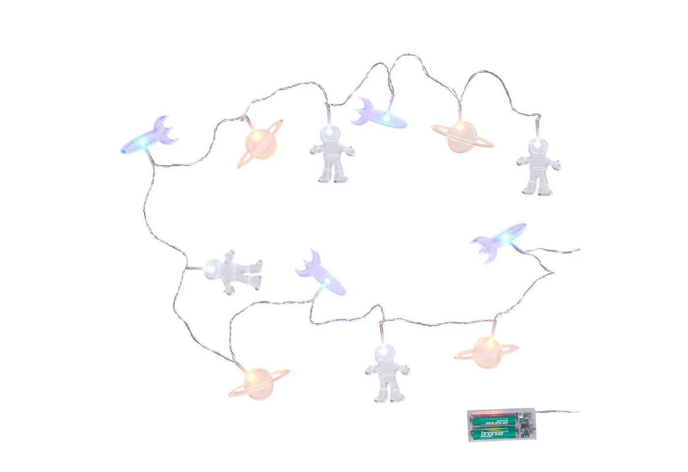 Lights4fun LED-Lichterkette Lunar Weltall batteriebetrieben - Bild 3