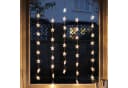 Lights4fun LED-Lichtervorhang 40er Sternen Lichtervorhang warmweiß 1,2m Bild 2