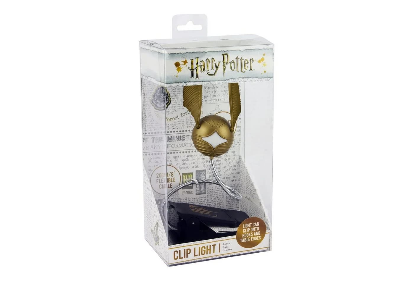 Paladone LED-Leseleuchte Harry Potter Goldener Schnatz Schwarz/Gold - Bild 5