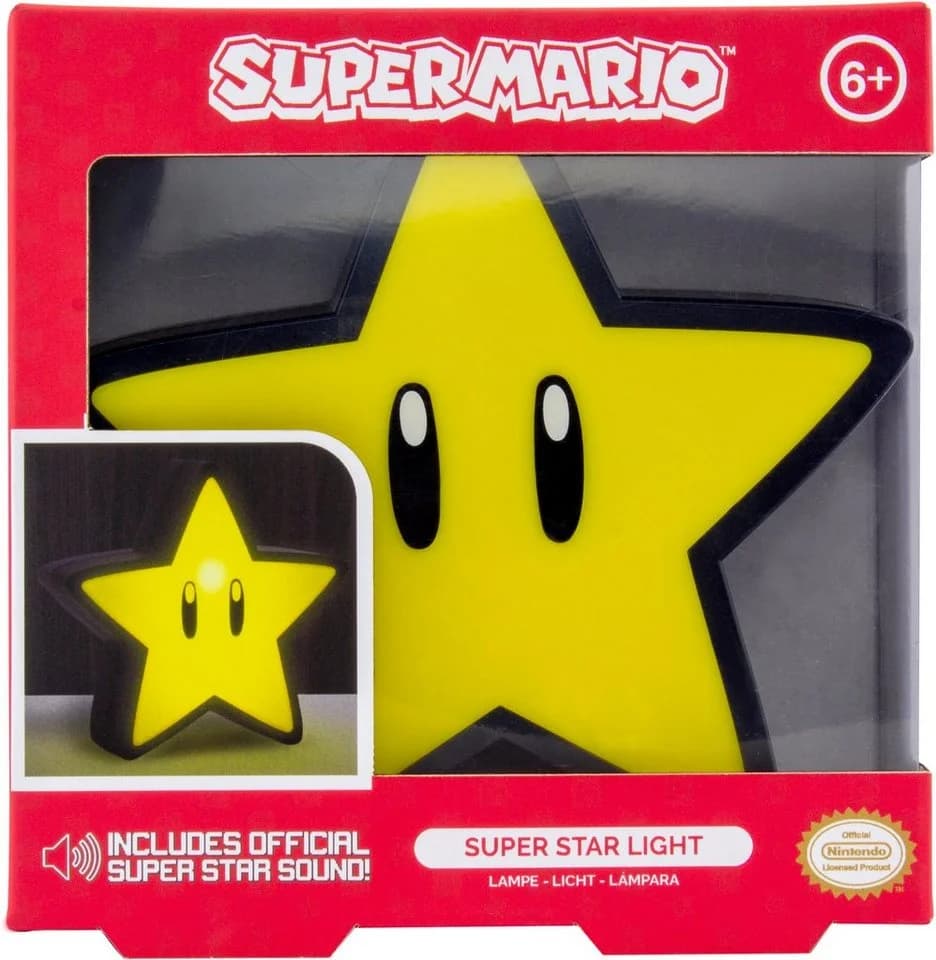 Paladone Super Mario Super Star LED Dekolicht mit Sound - Bild 4