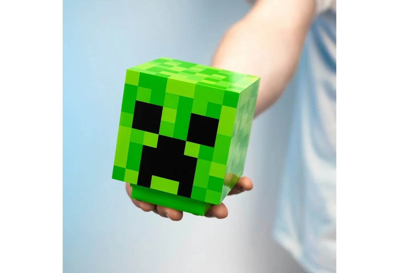 Paladone Minecraft Creeper LED Lampe mit Sound Grün/Schwarz - Bild 5
