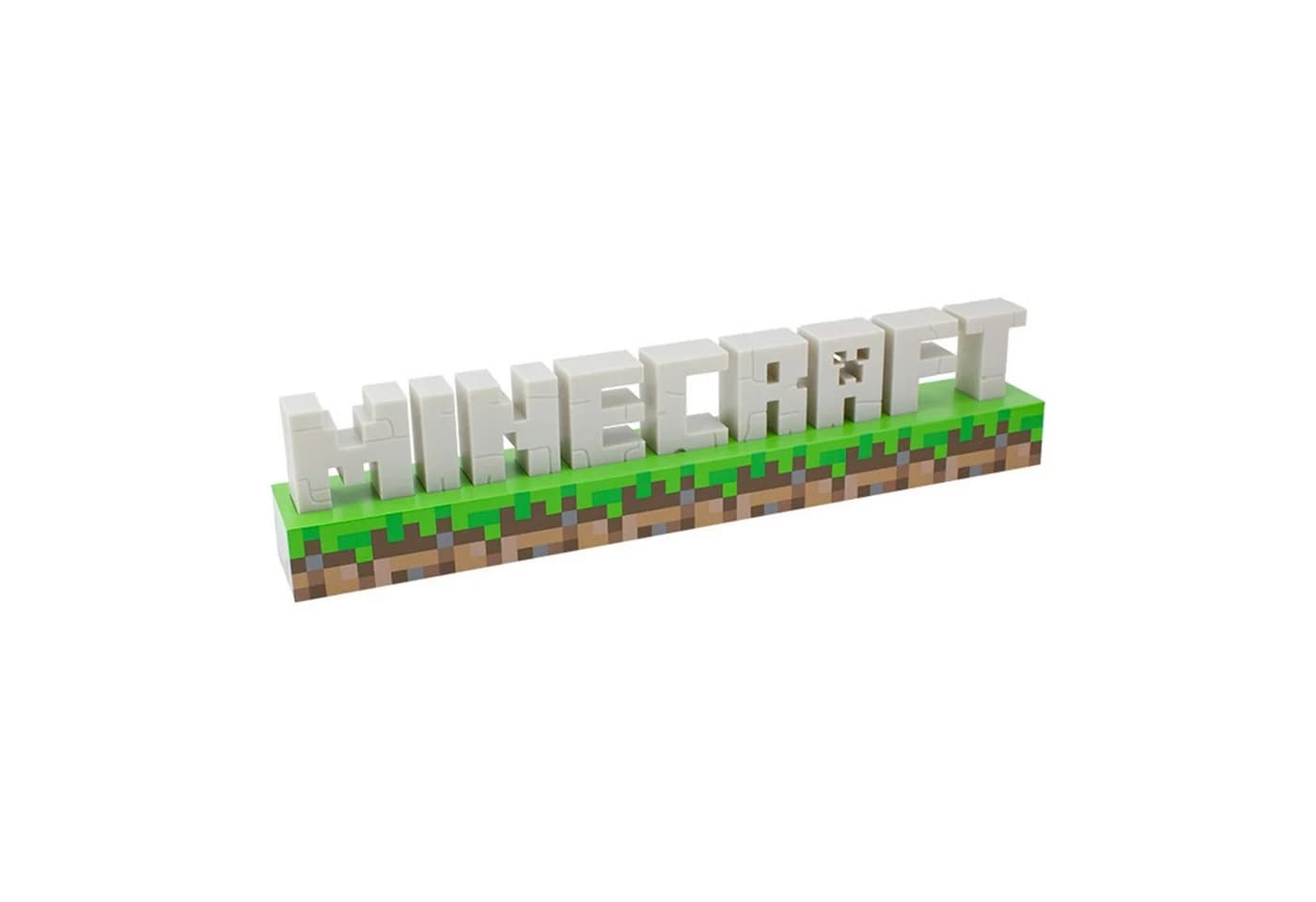 Paladone Dekolicht Minecraft Logo Leuchte LED fest integriert weiss - Bild 2