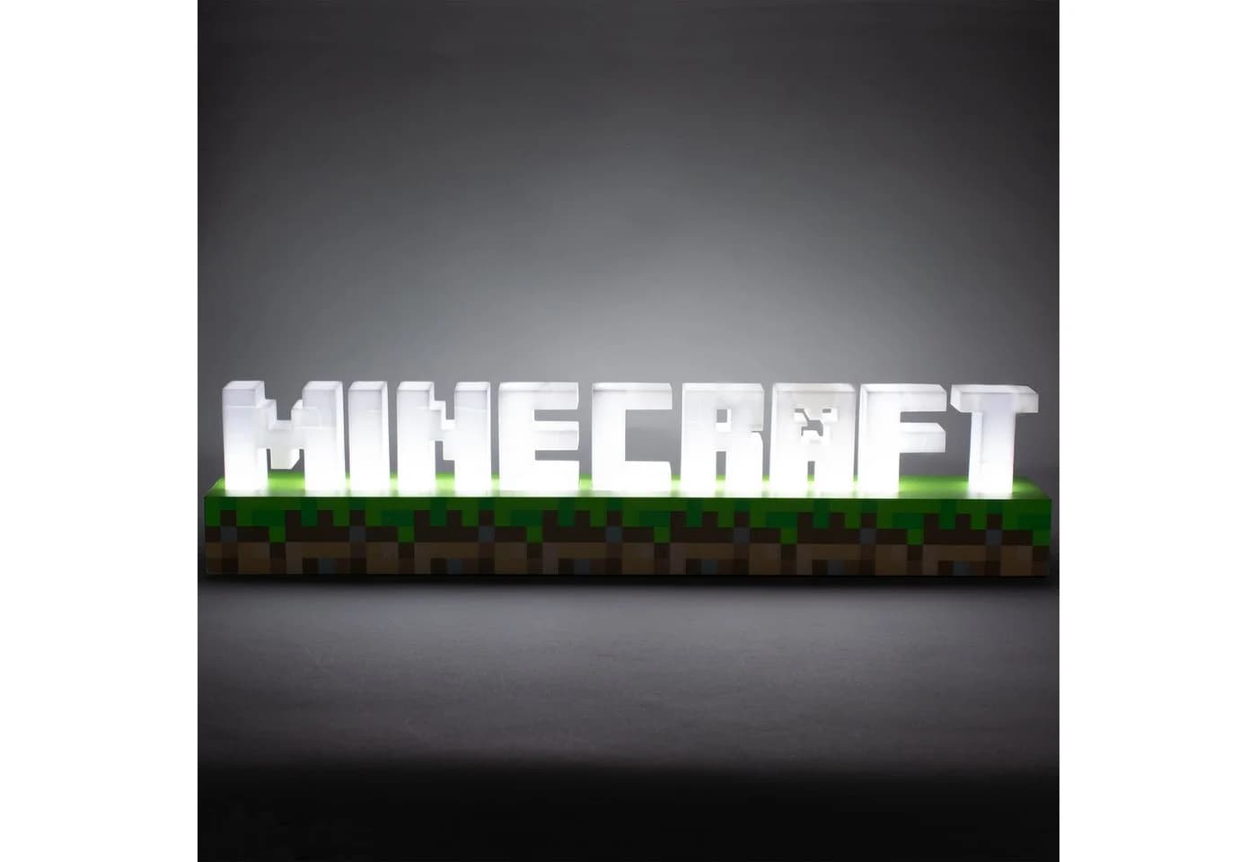 Paladone Dekolicht Minecraft Logo Leuchte LED fest integriert weiss - Bild 4