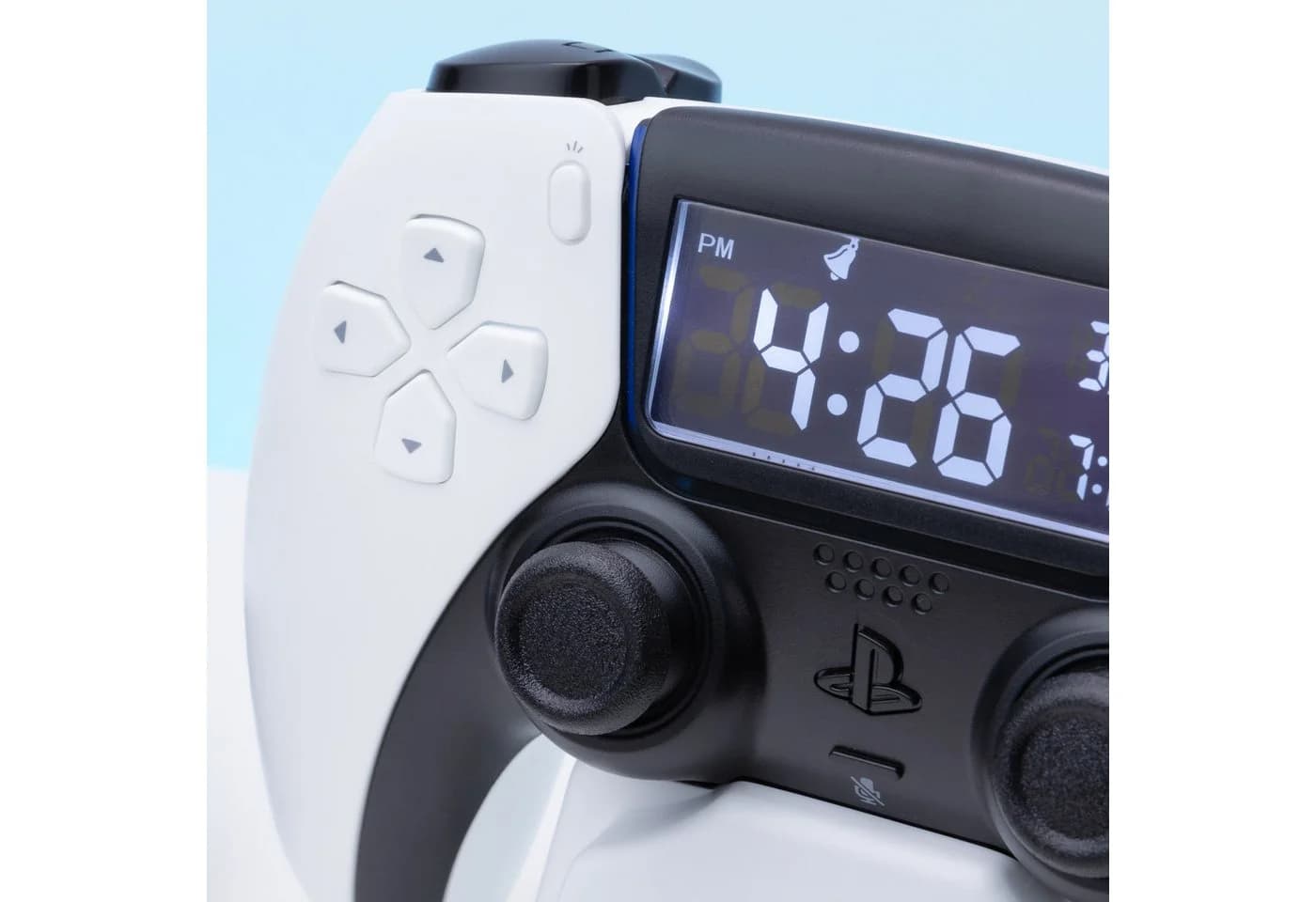 Paladone PlayStation PS5 Controller Wecker Weiß Digital - Bild 3