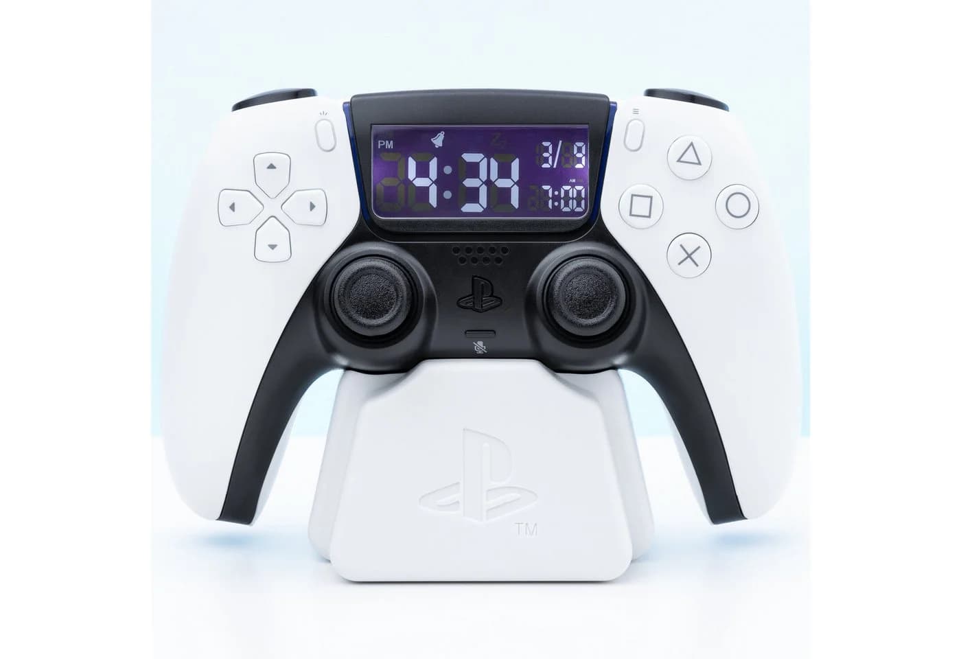 Paladone PlayStation PS5 Controller Wecker Weiß Digital - Bild 4