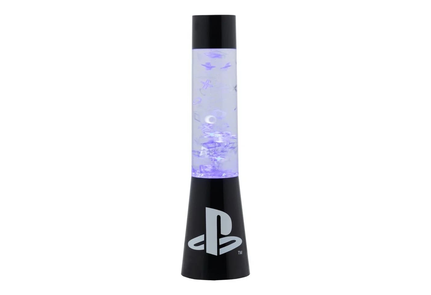 Paladone PlayStation Glitzer Lava-Lampe LED mit Controller-Icons Schwarz - Bild 2