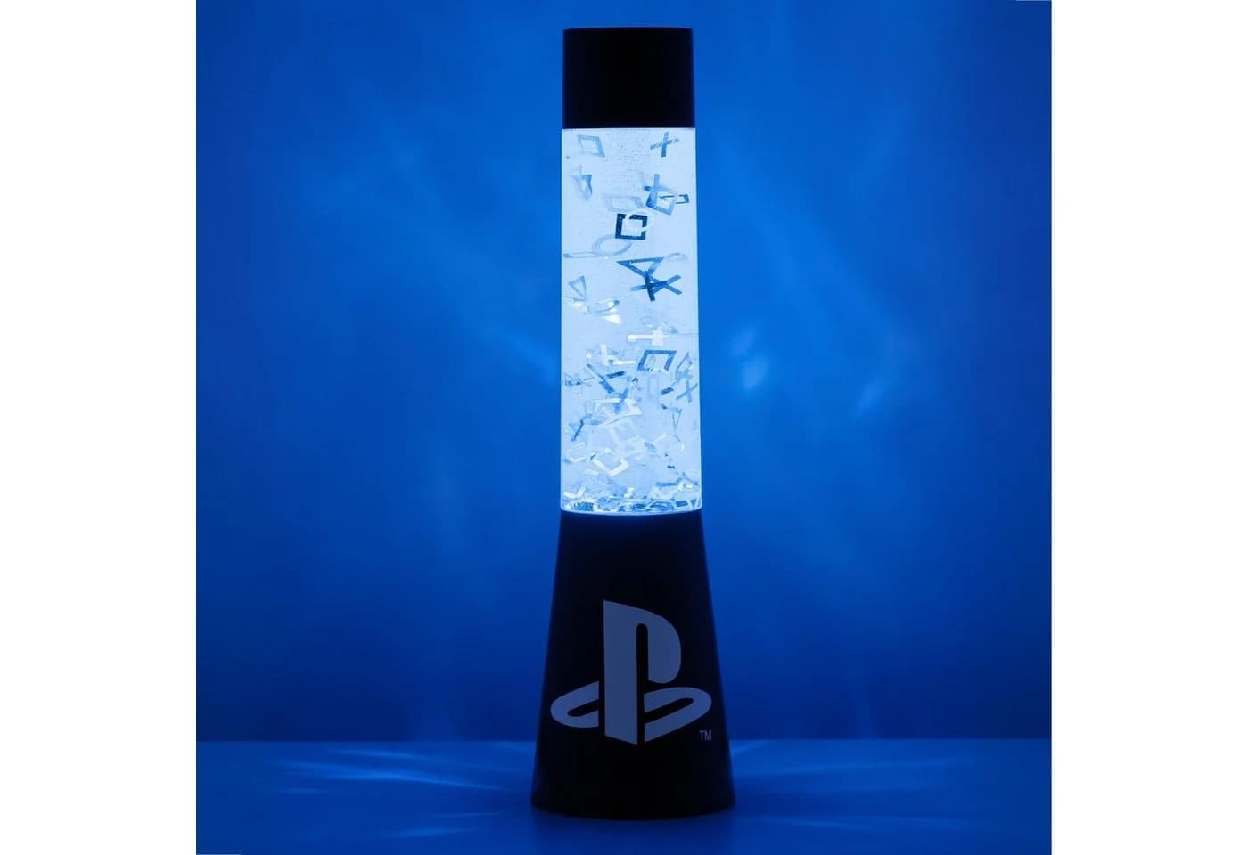 Paladone PlayStation Glitzer Lava-Lampe LED mit Controller-Icons Schwarz - Bild 4