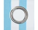 Homescapes Gardinen-Set Blau Streifen & Tupfen 2er Set Bild 3