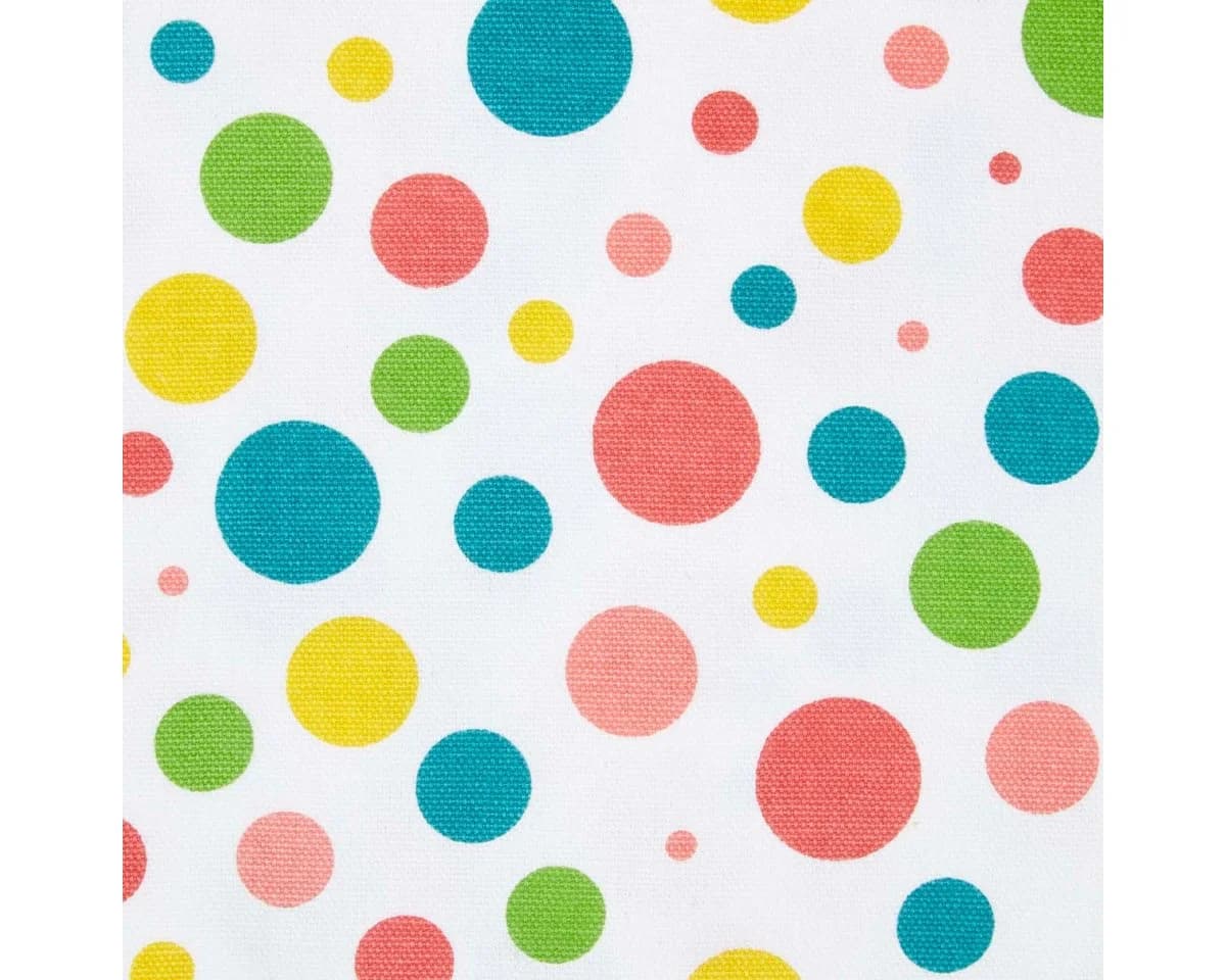 Homescapes Gardine 2er Set Polka Dots & Streifen bunt 137x117 cm - Bild 4