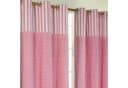 Homescapes Gardine Polka Dots & Streifen Rosa 2er Set 137 x 117 cm Bild 2