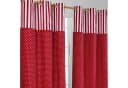 Homescapes Gardine Polka Dots & Streifen Rot 2er Set Bild 2