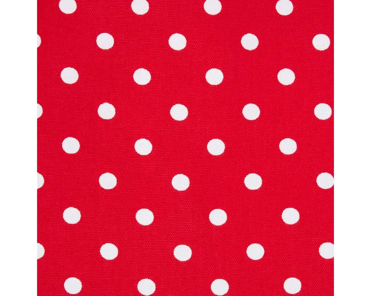 Homescapes Gardine Polka Dots & Streifen Rot 2er Set - Bild 4