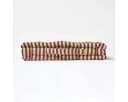 Homescapes Bodenkissen Thin Stripes Baumwolle Braun Bild 5