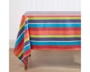 Homescapes Bunte Gestreifte Tischdecke 100% Baumwolle Bild 2