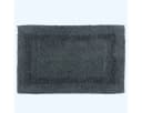 Homescapes Badematte 2-tlg. Badgarnitur Grau Baumwolle Bild 1