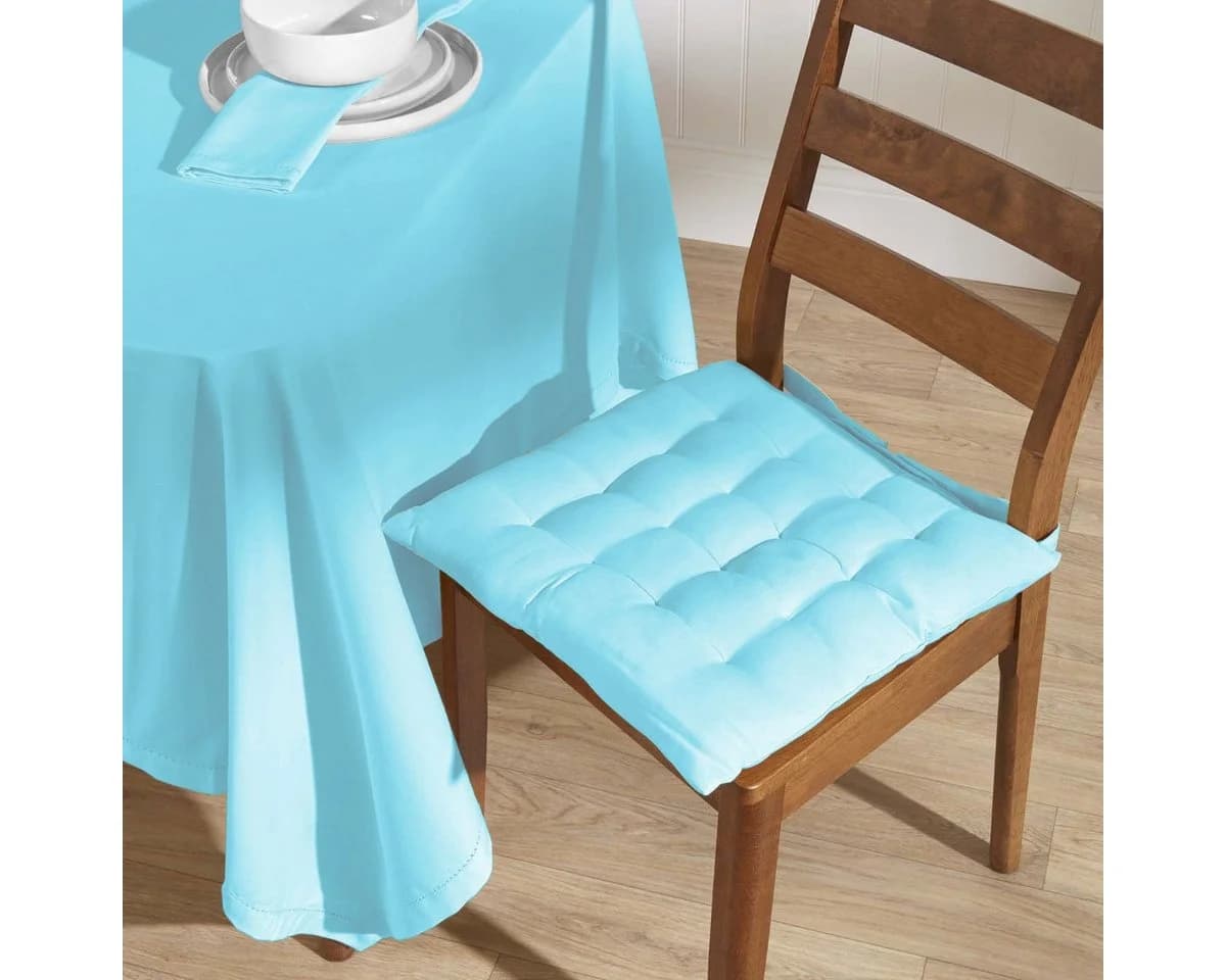 Homescapes Stoffservietten 4er-Set Hellblau 100% Baumwolle - Bild 5