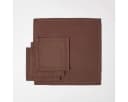 Homescapes Stoffserviette 4er-Set Braun 100% Baumwolle Bild 3