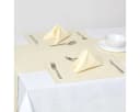 Homescapes Platzset Tischset Creme 2er-Set 30 x 45 cm Baumwolle Bild 1
