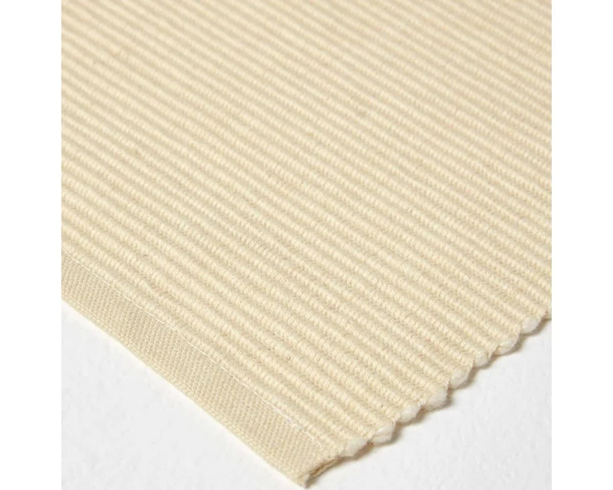 Homescapes Platzset Tischset Creme 2er-Set 30 x 45 cm Baumwolle - Bild 3