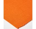 Orangefarbenes Tischset aus Baumwolle, gerippter Stil Bild 3
