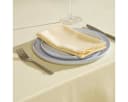 Homescapes Tischdecke Creme 100% Baumwolle Quadratisch Bild 3