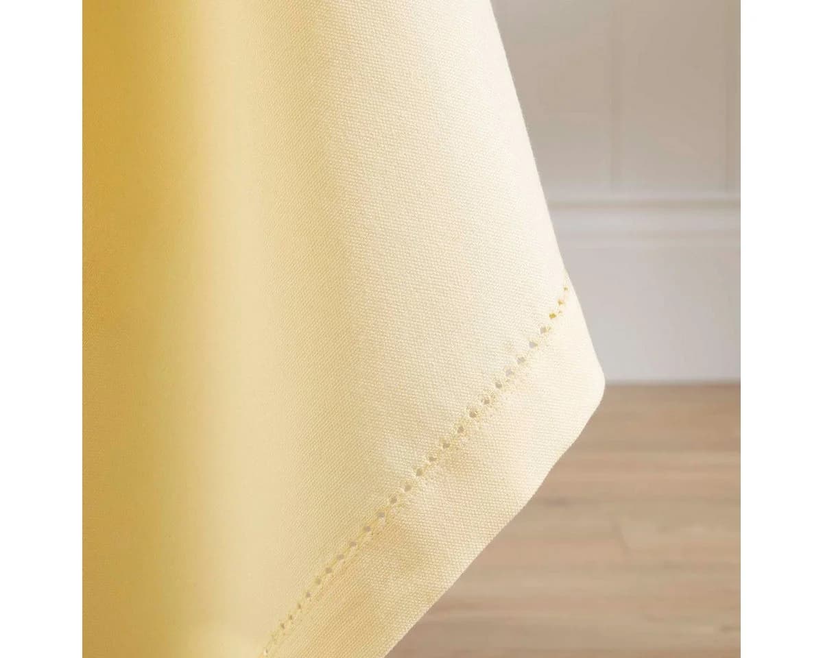 Homescapes Tischdecke Creme 100% Baumwolle Quadratisch - Bild 4