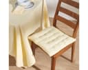 Homescapes Tischdecke Creme 100% Baumwolle Quadratisch Bild 5