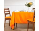 Homescapes Tischdecke Orange 100% Baumwolle Quadratisch Bild 2