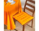 Homescapes Tischdecke Orange 100% Baumwolle Quadratisch Bild 5