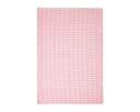 Homescapes Teppich Webteppich rosa-weiß kariert Baumwollteppich Vichy-Karo Bild 1
