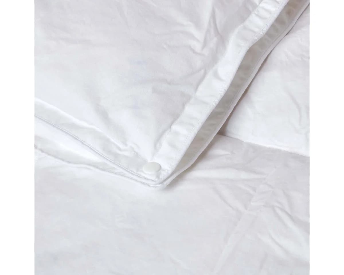 Homescapes Daunenbettdecke Premium 4-Jahreszeiten 135x200 cm Weiß Baumwolle