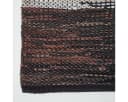 Homescapes Lederteppich Recycelt Grau Braun Schwarz Bild 3