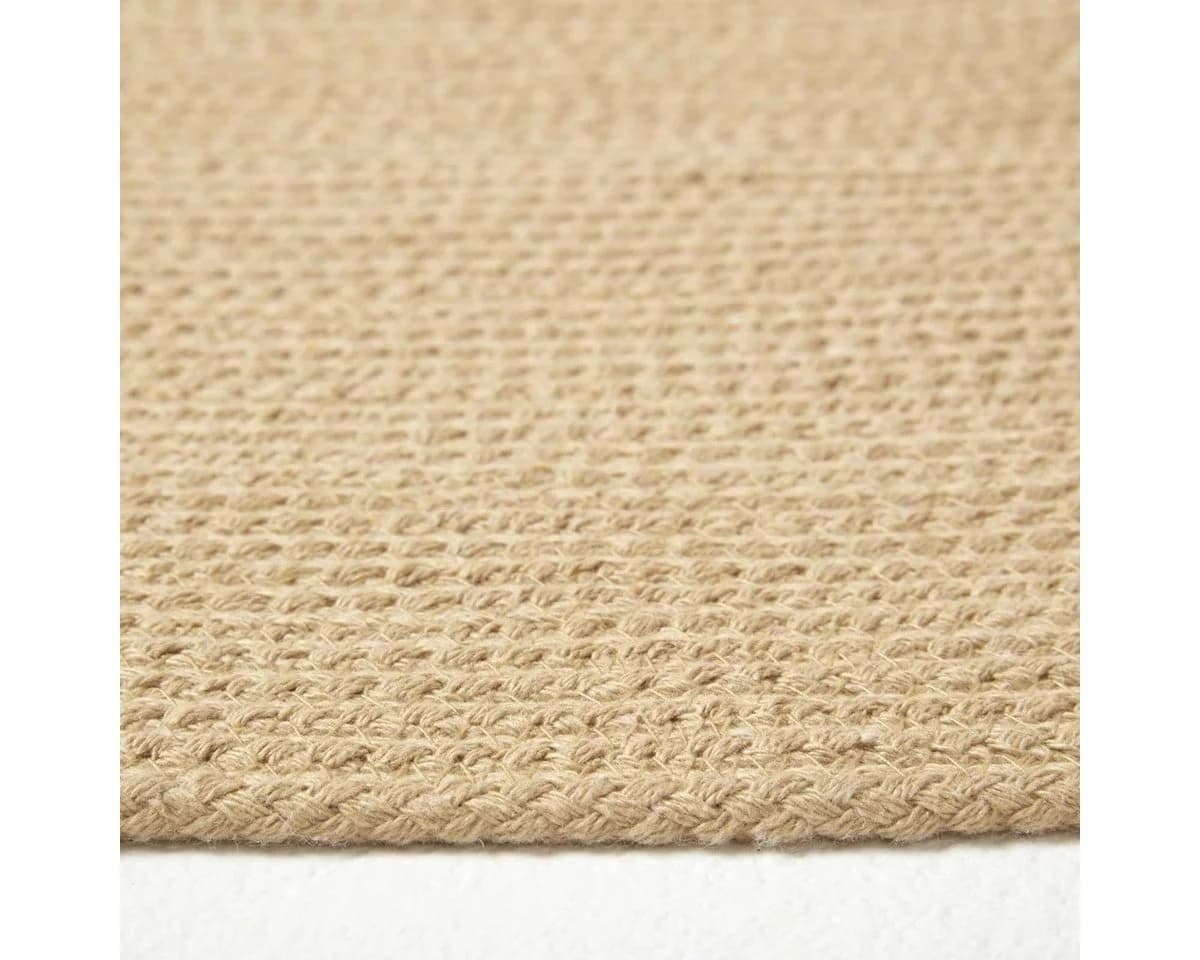 Homescapes Teppich Handgewebt Geflochten Beige - Bild 4