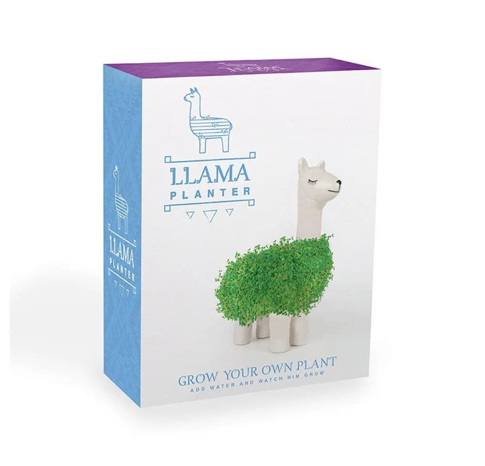 Gift Republic Chia-Samen Lama Keramik Pflanztier - Bild 2