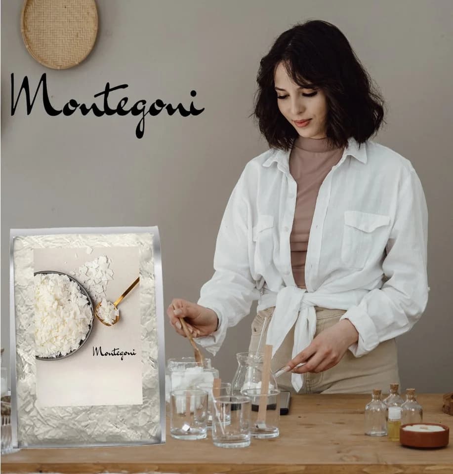 Montegoni 100% natürliches Sojawachs Premium Flocken Kerzenwachs
