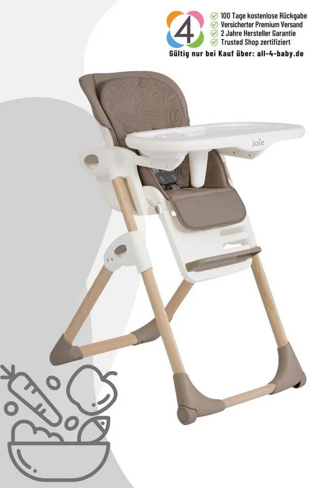 Joie Mimzy Recline Hochstuhl ab Geburt bis 15 kg - Bild 2
