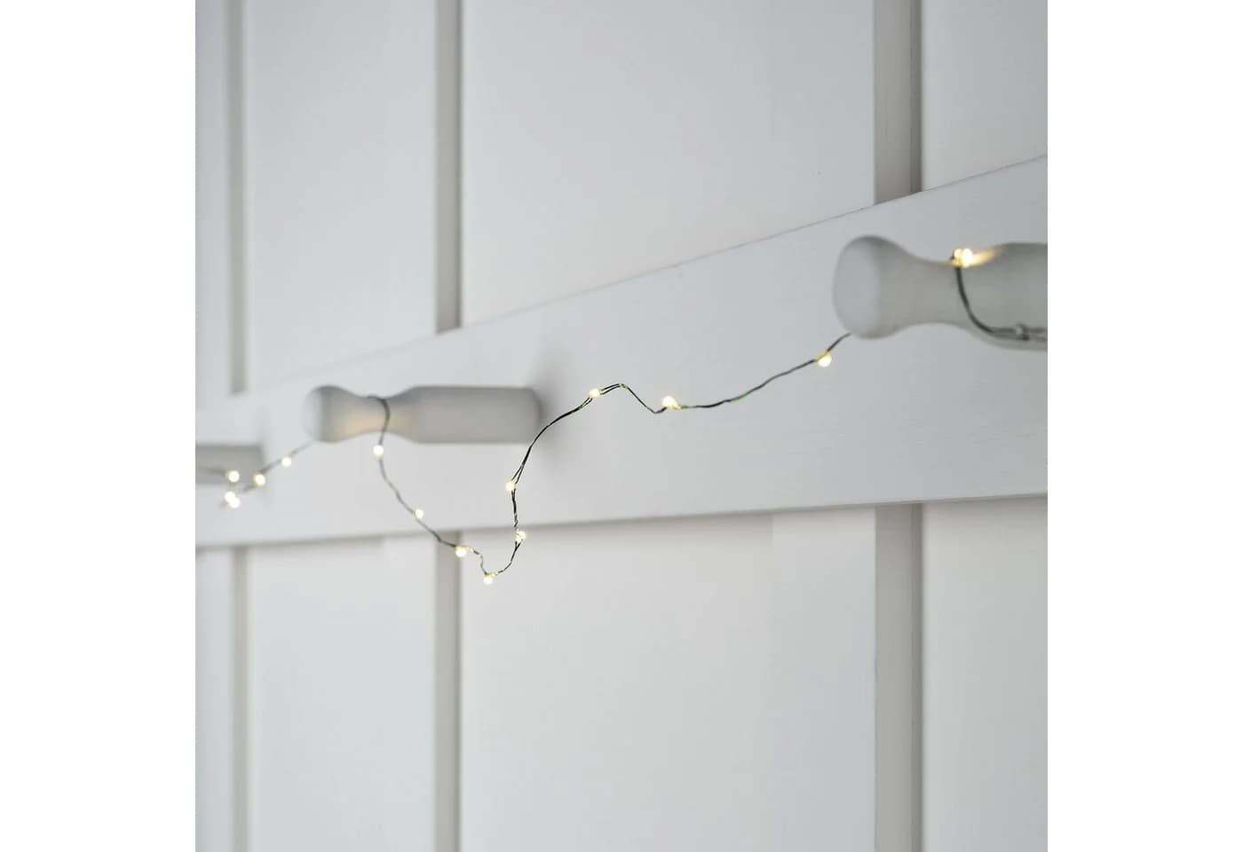 LED-Lichterkette Weihnachtsdekoration warmweiß und grün - Bild 3