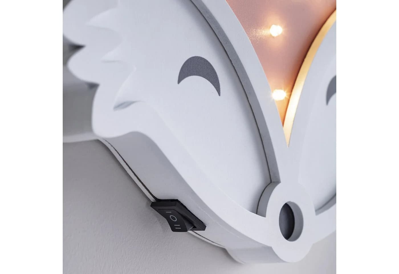 Lights4fun LED Wandleuchte Fuchs Kinderzimmer warmweiß - Bild 3
