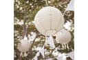Lights4fun LED Laterne 3er Set Lucena Solar Lampions Crème Bild 3