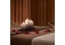 Lights4fun LED-Kerze TruGlow Echtwachs Trio Grau Ombré mit Fernbedienung Bild 1