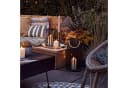 Lights4fun LED Laterne Canberra Schwarz mit TruGlow Kerze Bild 1