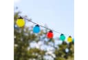 Lights4fun LED-Lichterkette 30er Festival Party Bunt mit Timer Bild 2