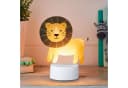 Lights4fun LED Tischlampe 2-in-1 Löwe & Zebra USB Kinderzimmer Bild 2