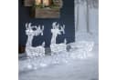 Lights4fun LED-Rentiere mit Schlitten Swinsty, Weihnachtsbeleuchtung Bild 3