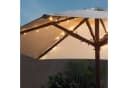 Lights4fun LED-Lichterkette Sonnenschirm 80 LEDs warmweiß Bild 2