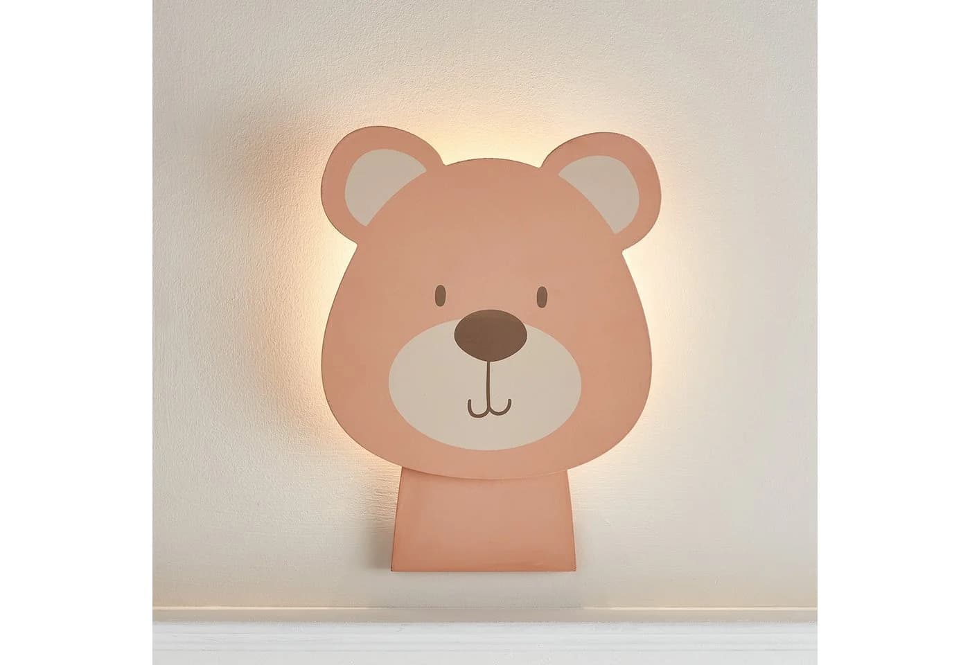 Lights4fun LED Wandleuchte Bär Kinderzimmer mit Fernbedienung - Bild 2