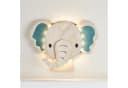 Lights4fun LED Wandleuchte Elefant Kinderzimmer mit Timer Bild 2