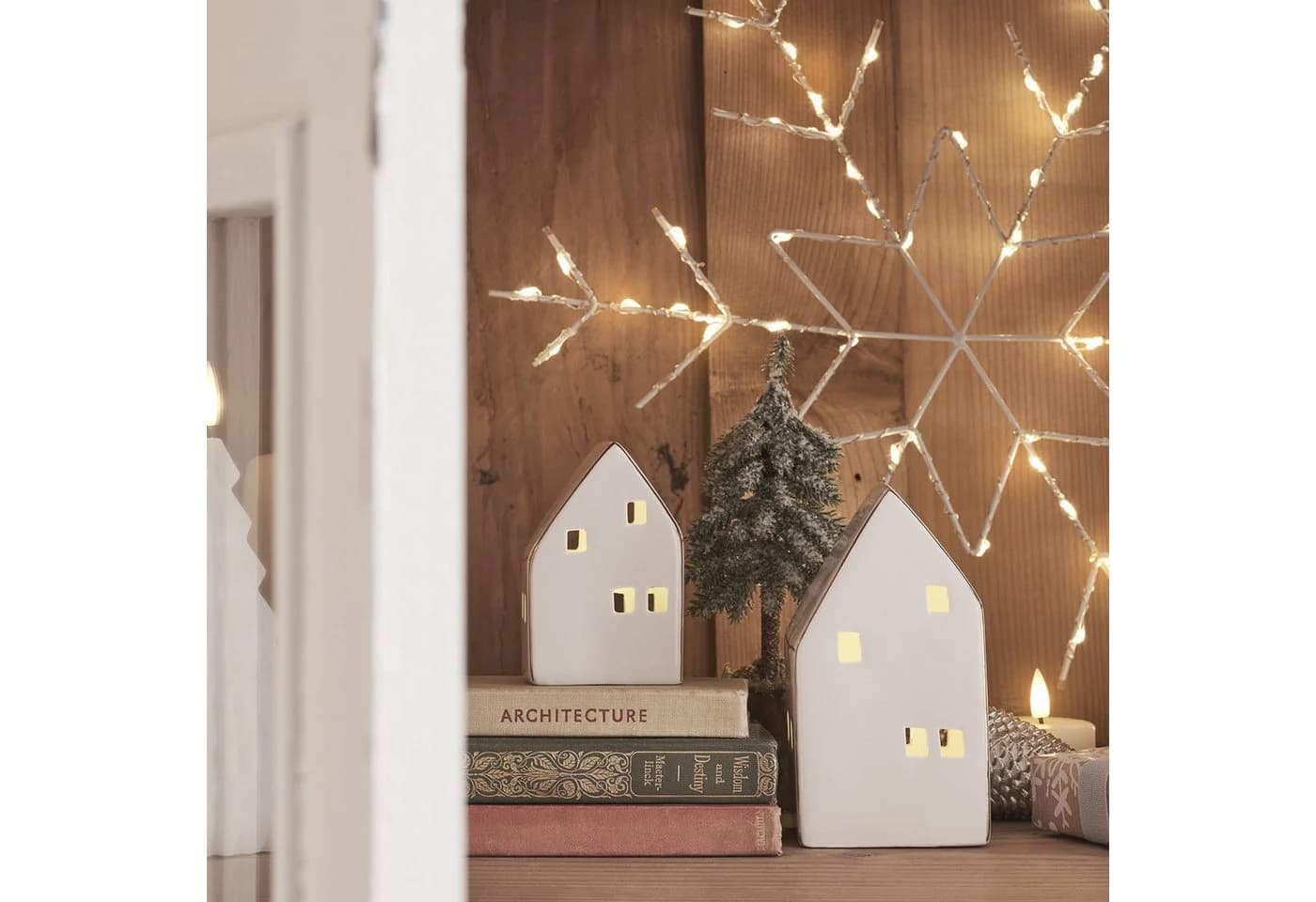 Lights4fun LED-Dekofigur Osby Schneeflocke 50cm - Bild 5