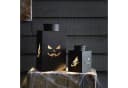 Lights4fun LED Halloween Laternen 2er Set Schwarz Metall Bild 2